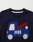Trendy Cartoon Print Long Sleeve Hoodie for Boys