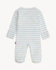 Magnetic Me Blue Stripe Organic Cotton Onesie