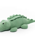 Large Organic Cotton Crocodile Plush Toy Green