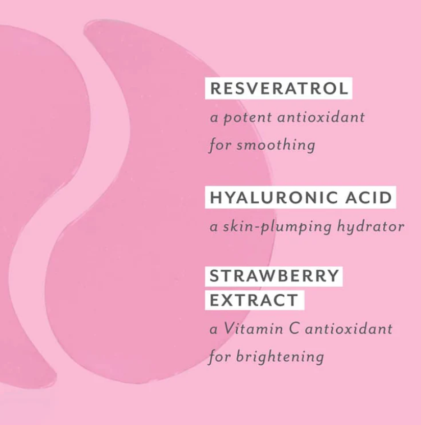 UNDEREYE Rosé Hydrating Under Eye Masks