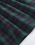 Blue, Green Red Plaid Smocked Collared Dress