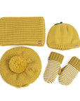 Classic Knit Winter Mittens for Kids