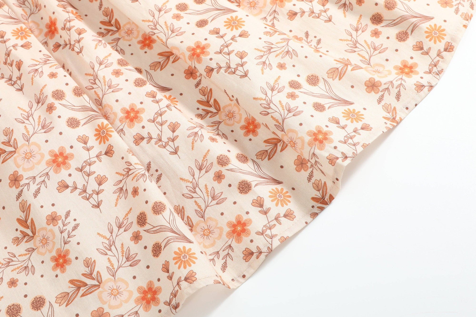 Fall Floral Collared Dress