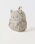 Floral Print Mini Backpack Cute Animal Design for Kids: Pink