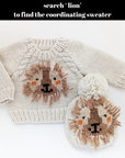 Lion Beanie Hat for Baby & Kids
