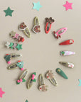 Christmas Tree Glitter Clips