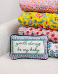 Be My Baby Mini Needlepoint Pillow