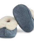 Suede Baby Slipper - Navy