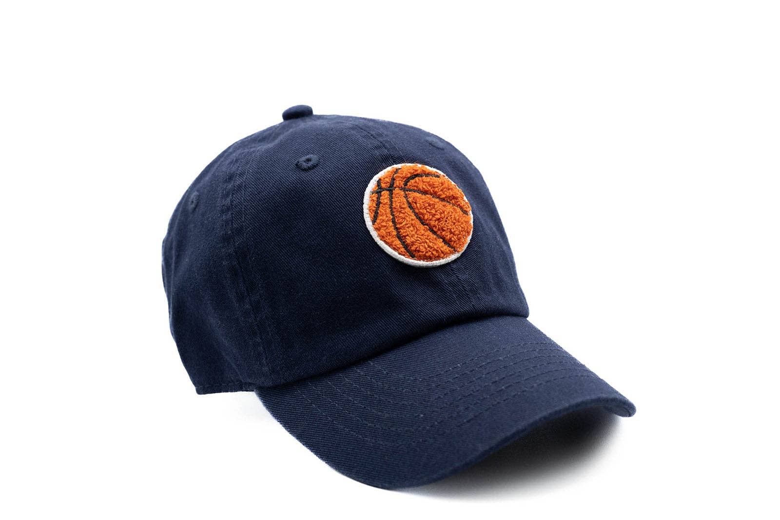 Basketball Patch Baseball Hat: Hunter Green / Toddler (1Y-4Y)