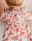 Amour Rose Floral Ruffle Baby Dress & Bloomer