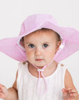 Pink Seersucker Sunhat UPF 50+ Baby & Toddler