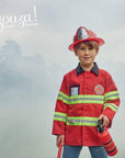 Fireman Costume Set for Children - Role-Play - (sz 4-7 yrs)