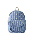 Kids Floral Daisy Backpack Lightweight School Bag: Blue