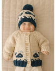 Whale Knitted Cardigan Baby Sweater