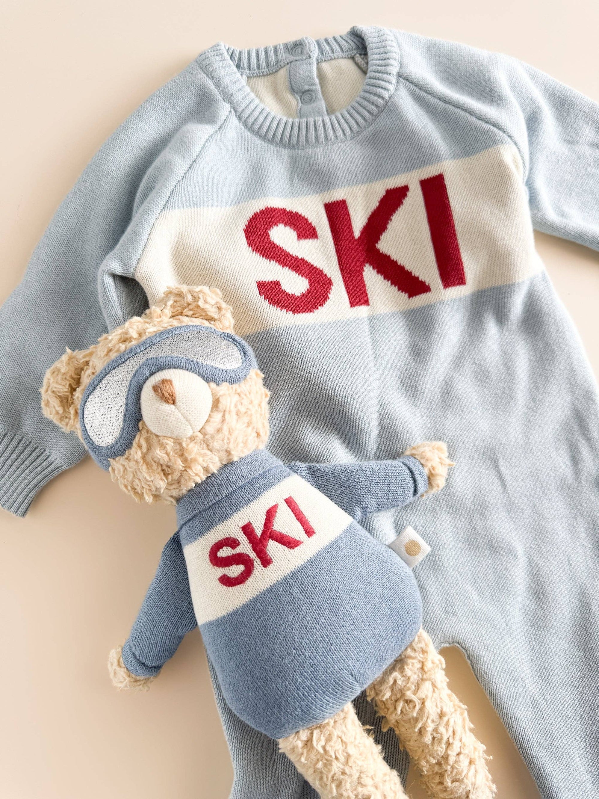 Sweater Knit Romper Ski