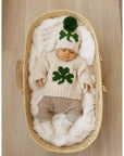 Shamrock Crew Neck Knitted Sweater