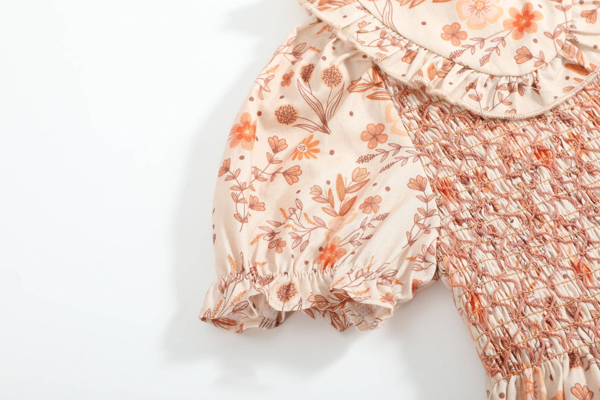 Fall Floral Collared Dress