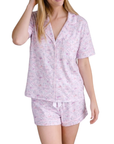 Hamptons Women’s Button Front Short Pajama Set
