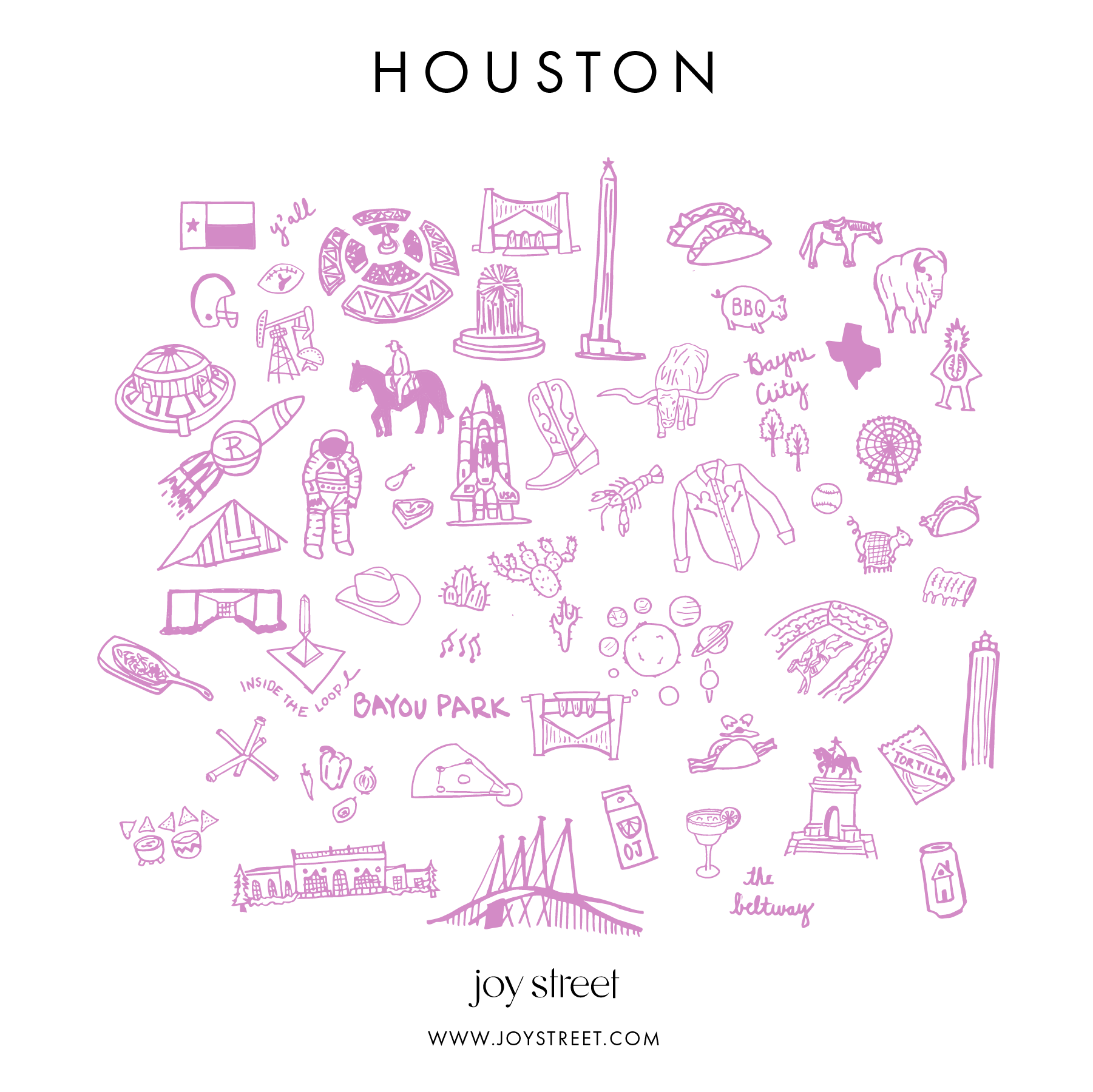 Houston Zip Baby Onesie V1