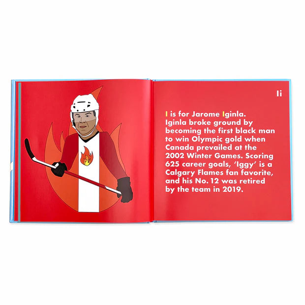 Hockey legends alphabet book