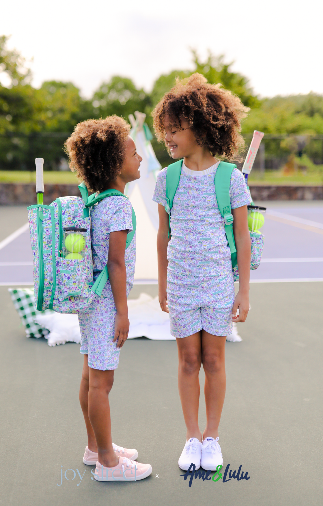 Ame & Lulu x Joy Street Kids Tennis Bag