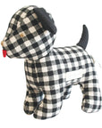 Alimrose Musical Puppy Black Check Linen