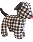 Alimrose Musical Puppy Black Check Linen