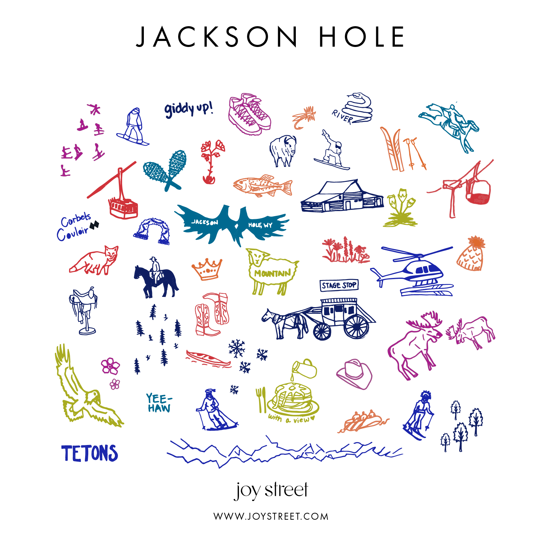 Jackson Hole Print Card