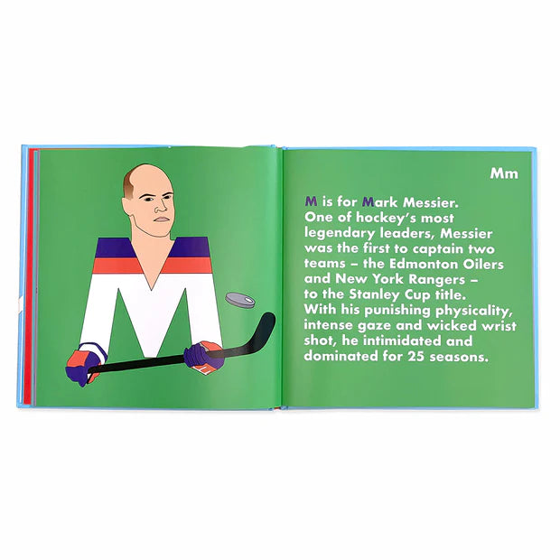 Hockey legends alphabet book