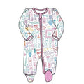 Mahjong Zip Baby Onesie