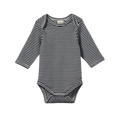 Nature Baby Long Sleeve Bodysuit Navy Stripe