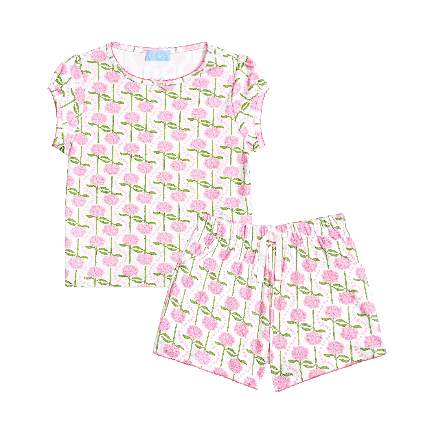 Pink Hydrangeas Kids Camp Set