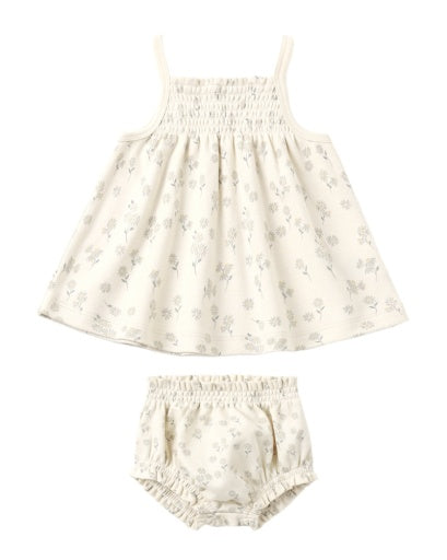 Smocked Tank + Bloomer Set Daisy