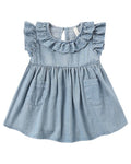 Sophie Dress Washed Lightweight Denim