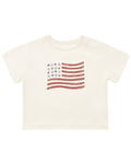 BOXY TEE AMERICAN FLAG