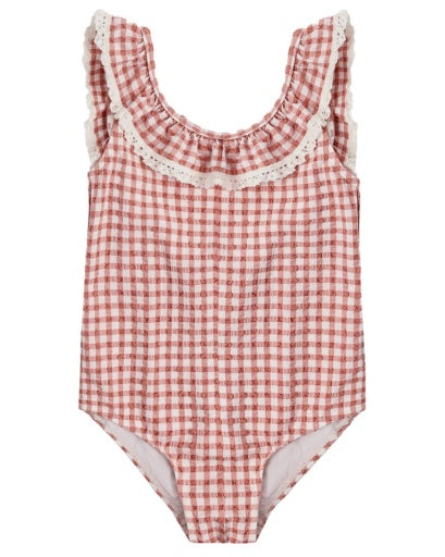 MARGARET ONE-PIECE BERRY GINGHAM