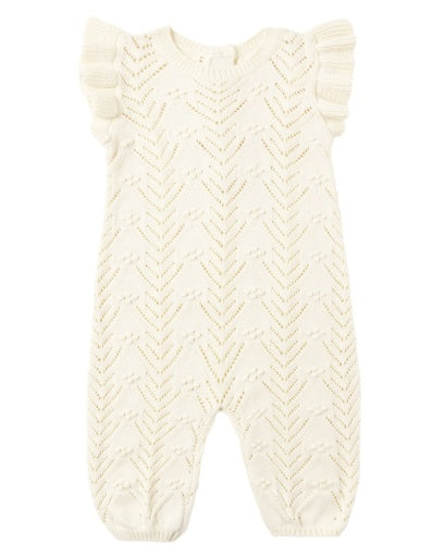 Mira Knit Romper Natural