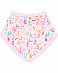 Après Ski Pink Baby Bandana Bib