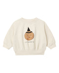 Quincy Mae Relaxed Fleece Sweatshirt in Lil Pumpkin