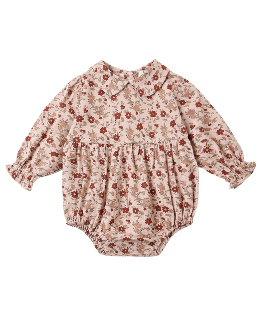 Rylee + Cru Cora Romper in Pink Floral
