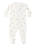 Quincy Mae Zip Long Sleeve Sleeper Footie in Sheep