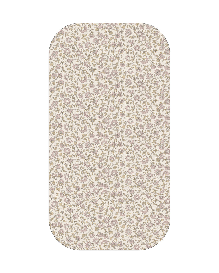 Rylee + Cru Changing Pad Cover in Dahlia