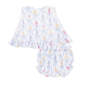 Angel Dear Ribbon Bouquets - Ruffle Back Top and Bloomer
