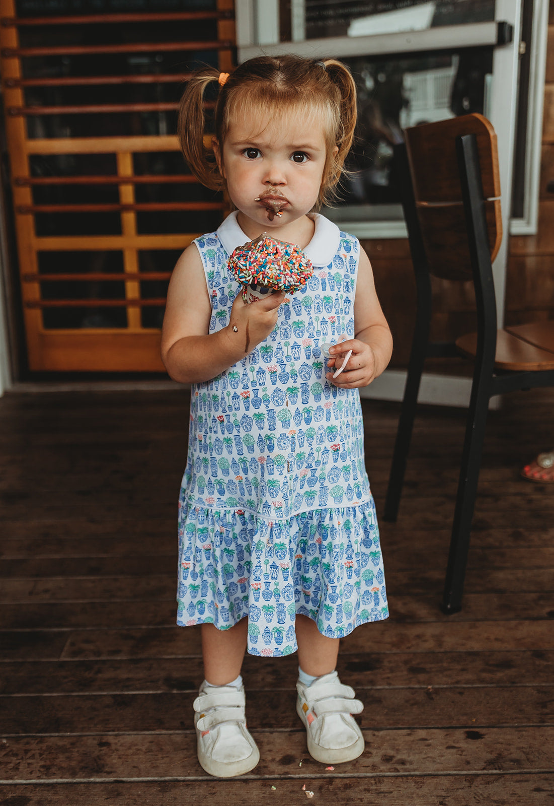 Ginger Jars Peter Pan Collar Dress