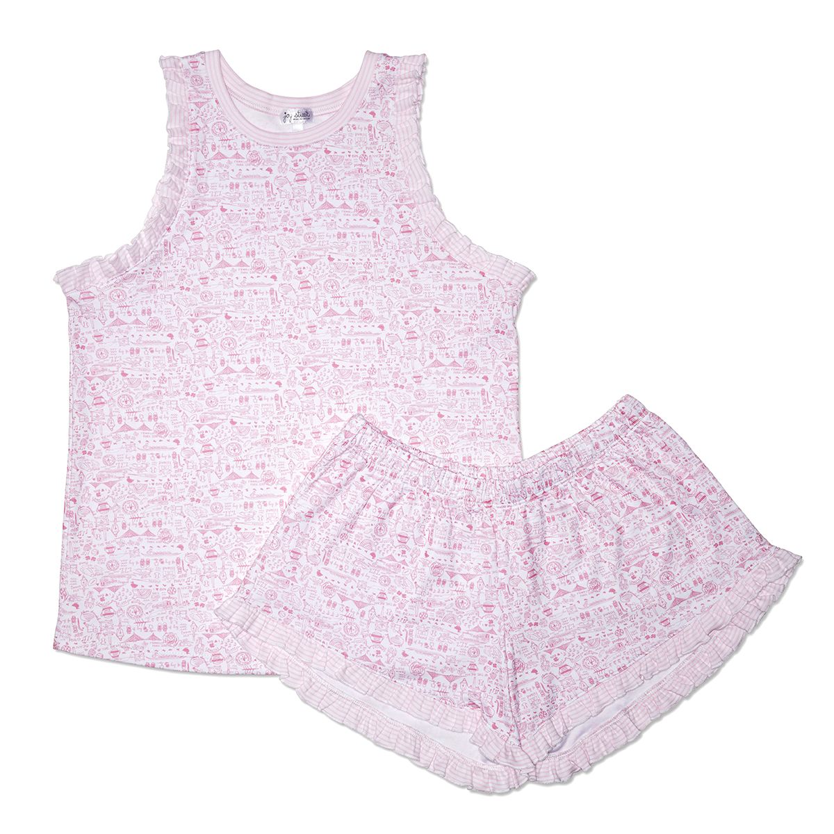 Joy Street Kids Boston Women's Short Pajamas, pink