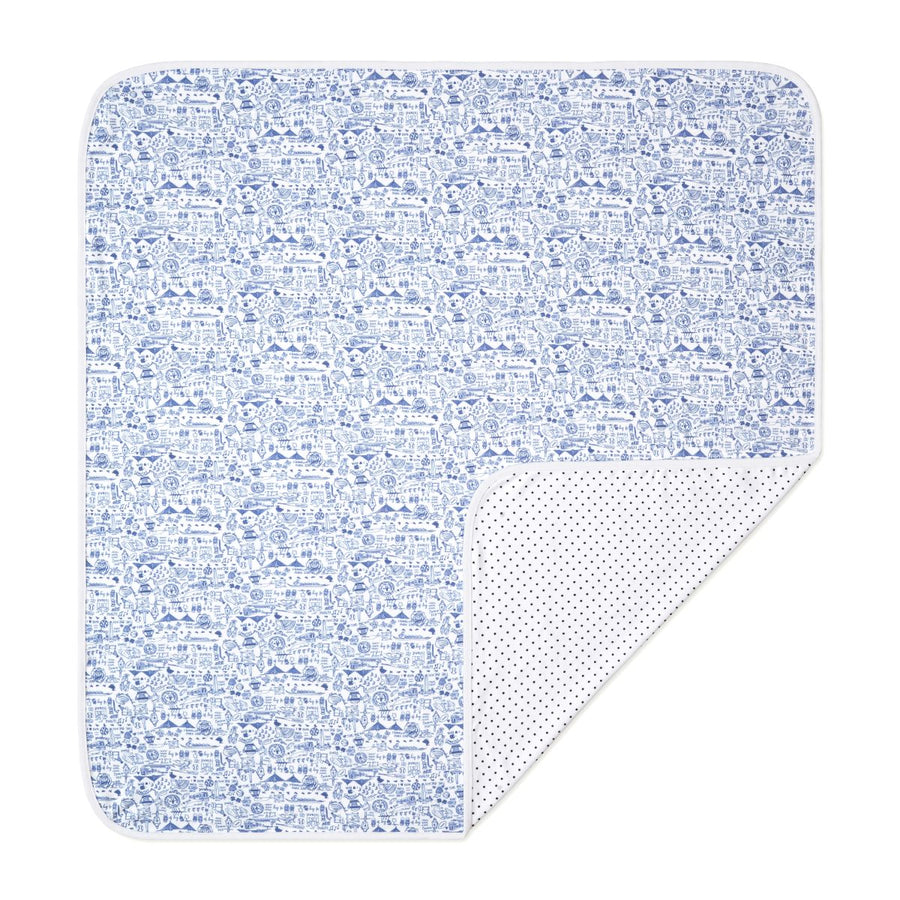 Joy Street Kids Boston Baby Blanket, Blue