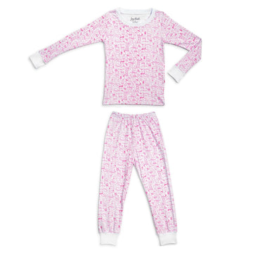 Joy Street Kids Pink Cape Cod Pajamas