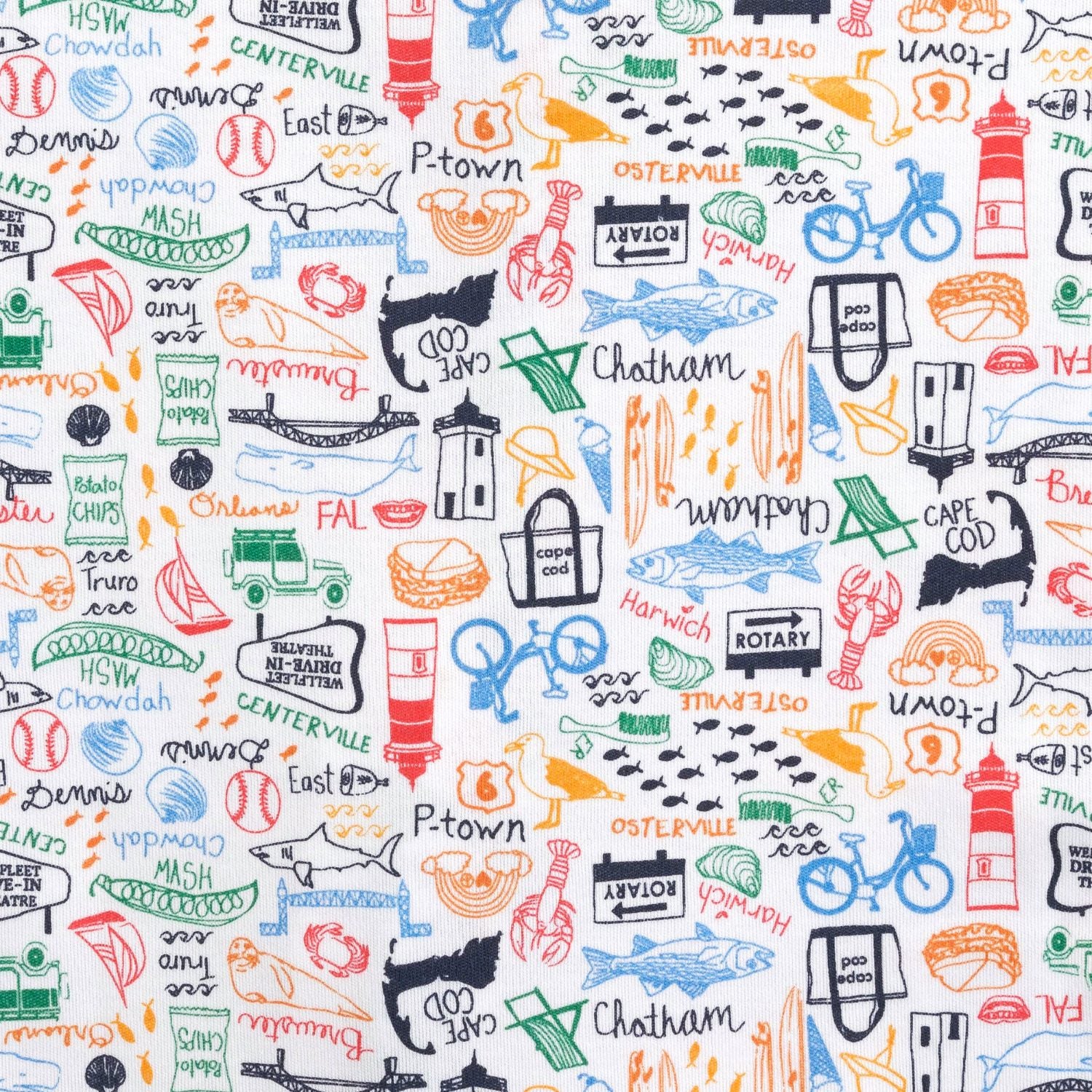 Joy Street Kids Cape Cod print, multi