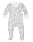 Joy Street Kids Chicago Zip Onesie, gray