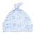 Joy Street Kids Houston print baby hat, blue
